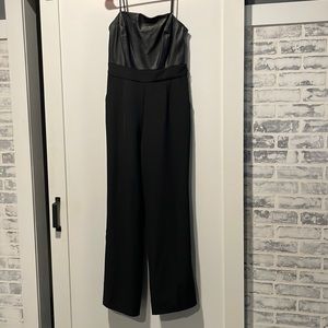 NY & Company Black Jumpsuit size small